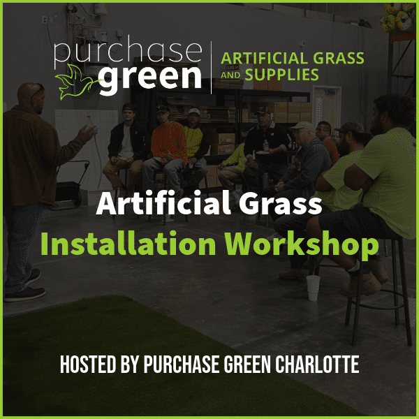 artificial grass install workshop