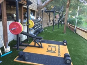 Want to build a home gym using our Eco Olive 60? This customer did!