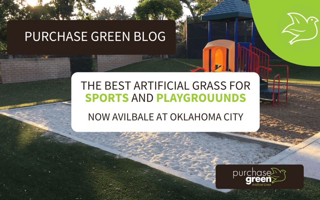 Artificial grass for sports and playgrounds