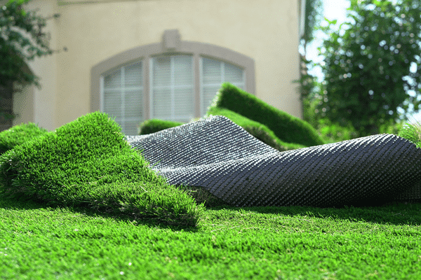 Artificial Grass Leftover On Yard