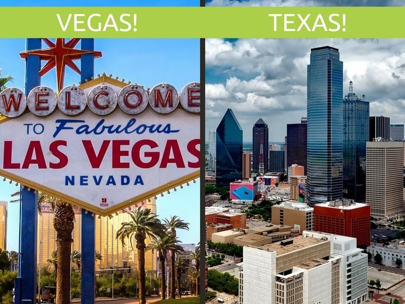 This Weekend Join Purchase Green in Vegas and Texas!