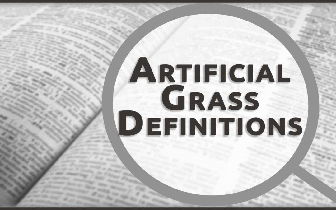 The Artificial Grass Dictionary